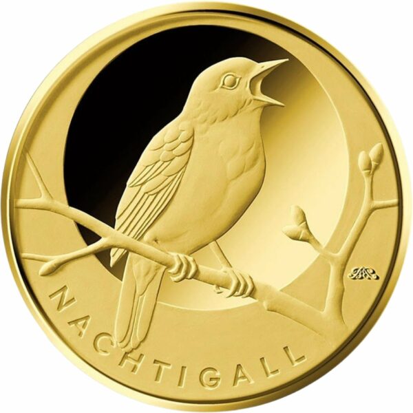 1/8 Unze Gold 20 Euro Nachtigall 2016 (Heimische Vögel)