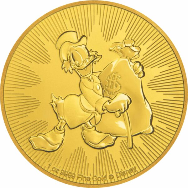 1 Unze Gold Dagobert Duck 2018 (Scrooge McDuck)