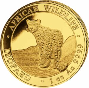 1 Unze Gold African Wildlife Somalia Leopard 2018 (Auflage: 1.000)