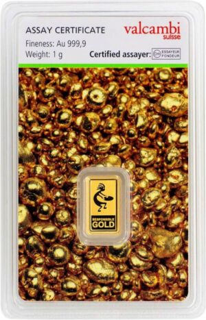 1g Goldbarren Responsible-Gold (Auropelli)
