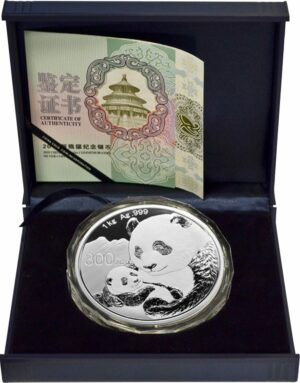 1kg Silber China Panda 2019 PP (Polierte Platte | Auflage: 20.000)