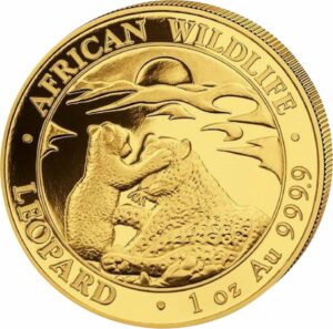 1 Unze Gold African Wildlife Somalia Leopard 2019 (Auflage: 1.000)