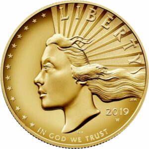 1 Unze Gold American Liberty 2019 (High Relief | 100 $ Dollar)