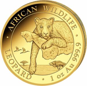 1 Unze Gold African Wildlife Somalia Leopard 2020 (Auflage: 1.000)