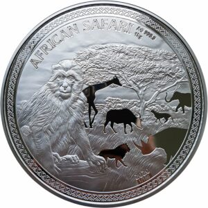 1kg Silber African Safari Affe 2020 PP (Auflage: 100)