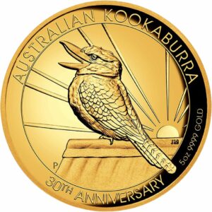 5 Unze Gold Kookaburra 30. Jubiläum 2020 PP HR (Auflage: 50 | Polierte Platte)