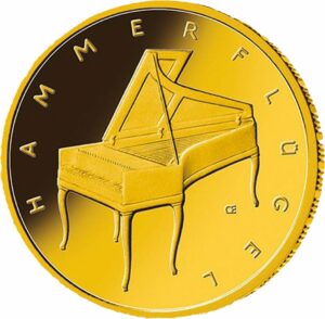 1/4 Unze Gold 50 Euro Hammerflügel 2019 (Diverser Buchstabe)