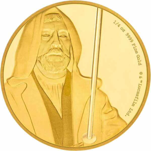 1/4 Unze Gold Obi Wan Kenobi Star Wars 2017 PP (Auflage: 1.000 | Polierte Platte)