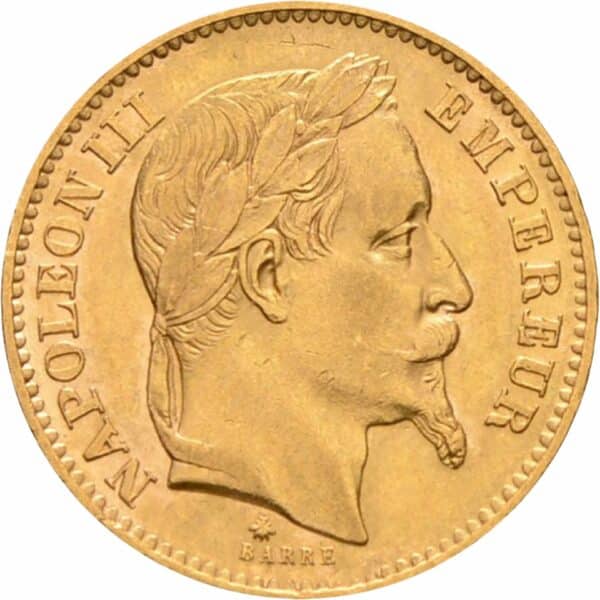 20 Franc Gold Napoleon III Frankreich