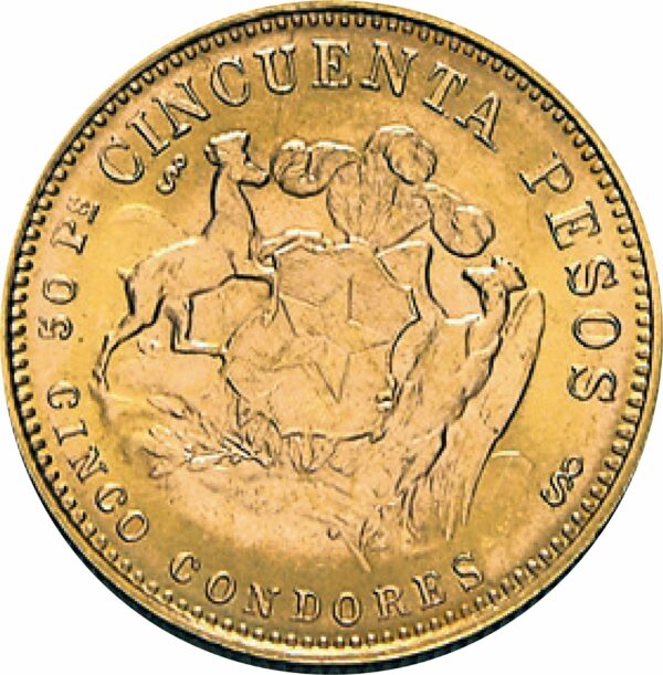 50 Chilenische Peso Gold