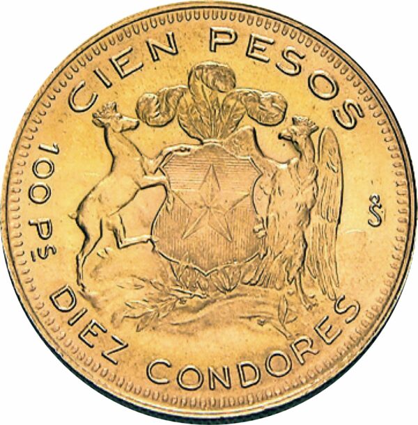 100 Chilenische Peso Gold