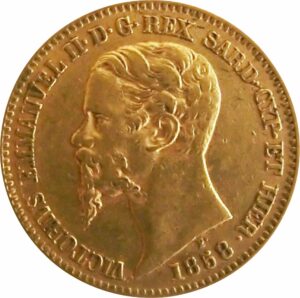 20 Lire Gold Emanuel II.