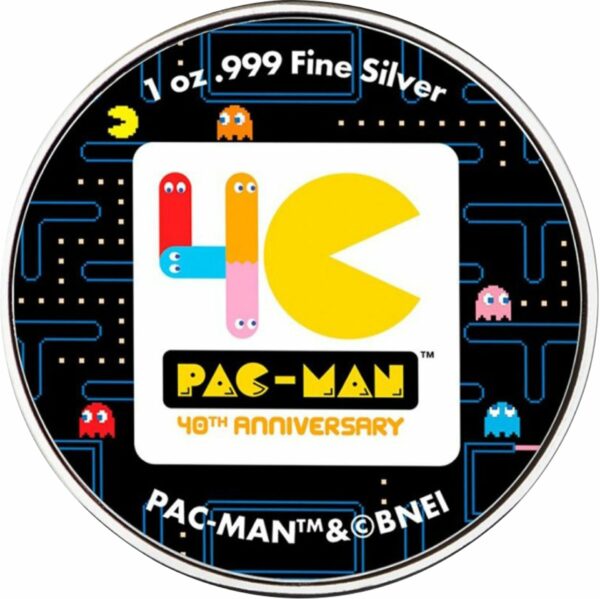 1 Unze Silber 40 Jahre Pacman 2020 (Auflage: 4.000 | coloriert)