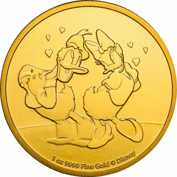 1 Unze Gold Donald und Daisy 2021 (Auflage: 100)