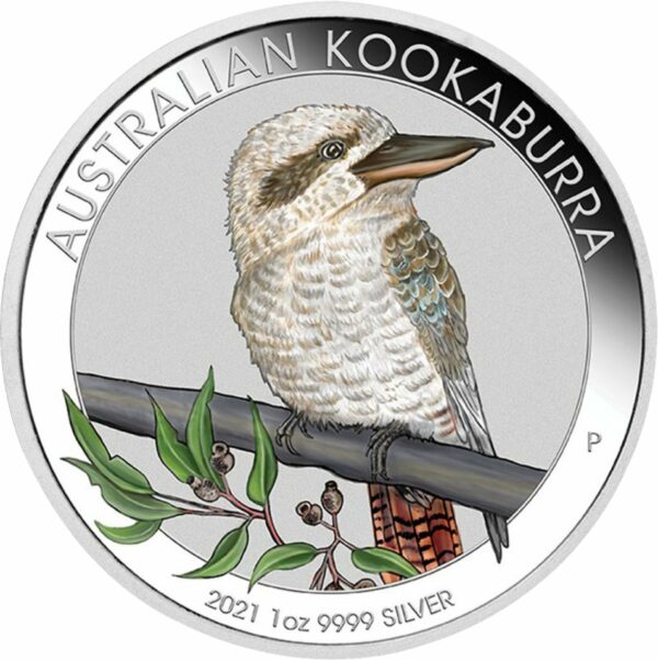 1 Unze Silber Kookaburra 2021 WMF (Auflage: 1.500 | coloriert)