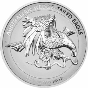 1 Unze Silber Wedge Tailed Eagle 2021 PP HR (Auflage: 5.000 | Polierte Platte)