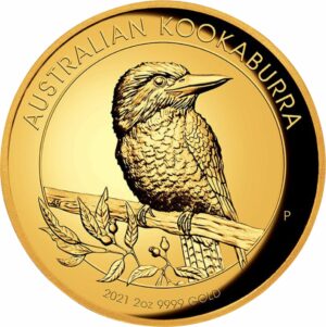 2 Unze Gold Kookaburra 2021 High Relief PP (Auflage: 125 | Polierte Platte)