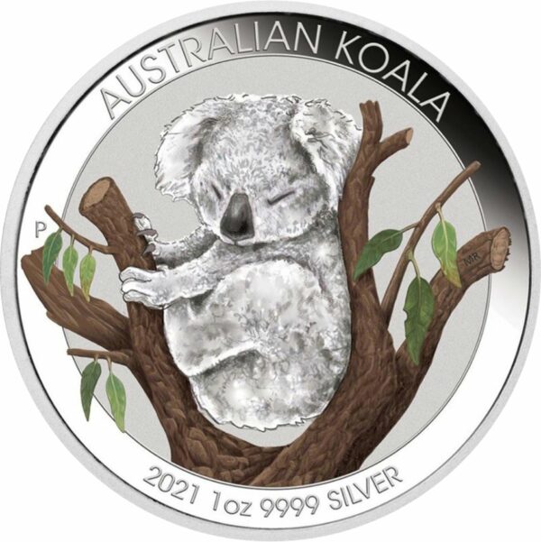 1 Unze Silber Koala 2021 (Auflage 1.500 | coloriert)