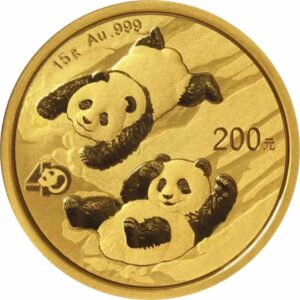 15g Gold China Panda 2022