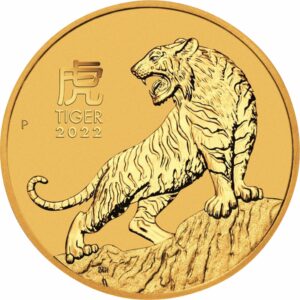 2 Unze Gold Lunar III Tiger 2022