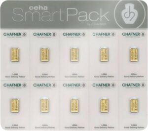 10 x 2 g Goldbarren Smart Pack C. Hafner