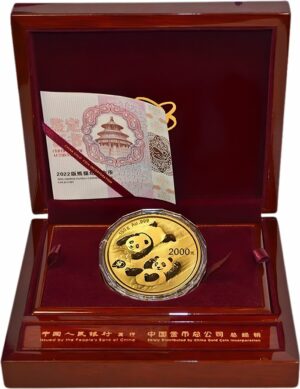 150g Gold China Panda 2022 PP (Auflage: 10.000 | Polierte Platte)