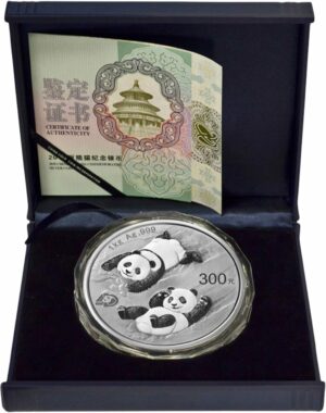 1kg Silber China Panda 2022 PP (Polierte Platte | Auflage: 20.000)