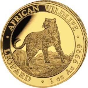 1 Unze Gold African Wildlife Somalia Leopard 2022 (Auflage: 1.000)