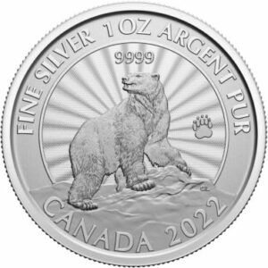 1 Unze Silber Majestic Polar Bear 2022 (Auflage:35.000)