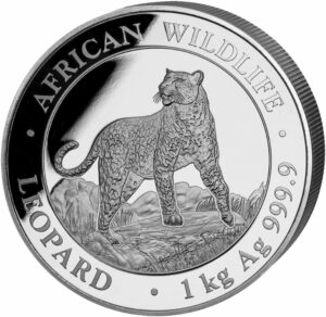 1 kg Silber Wildlife Leopard 2022 (Auflage: 500)