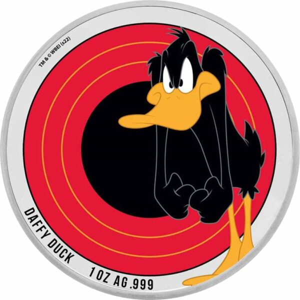 1 Unze Silber Daffy Duck 2022 (Auflage: 3.000 | coloriert)