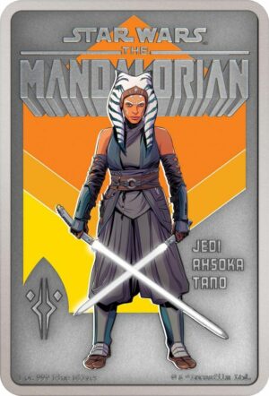 1 Unze Silber Mandalorian Posters - Ahsoka Tano 2022 (Auflage: 2.000 | Antik Finish)