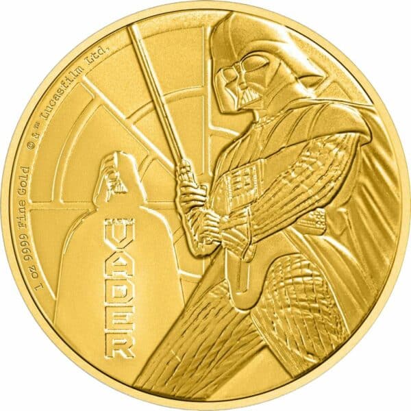 1 Unze Gold Darth Vader Star Wars 2022 (Auflage: 1.000)