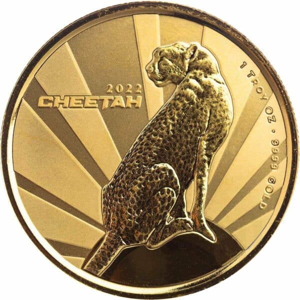 1 Unze Gold Kamerun Gepard 2022 (Auflage: 100)