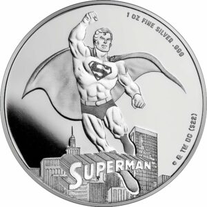 1 Unze Silber Superman 2023 (Auflage: 250 | Polierte Platte)