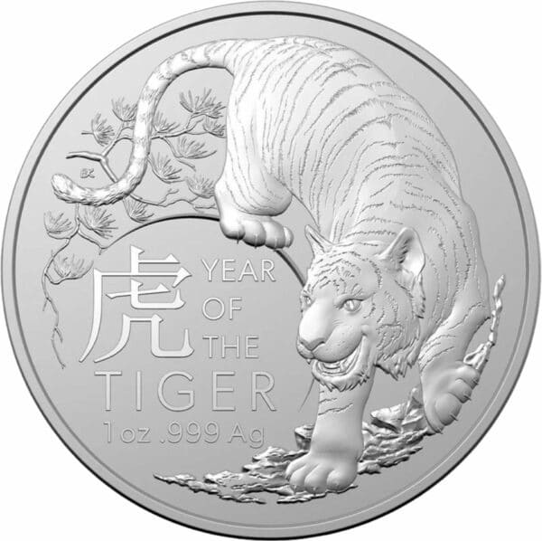 1 Unze Silber Jahr des Tiger RAM 2022 (Auflage: 50.000 | Royal Australia Mint)