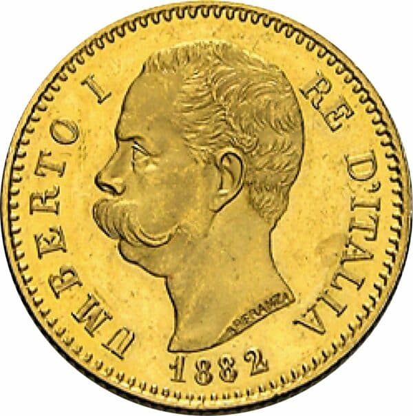 20 Lire Gold Umberto