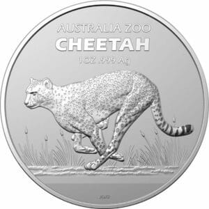 1 Unze Silber Australien Zoo Gepard 2021 (Auflage: 25.000)