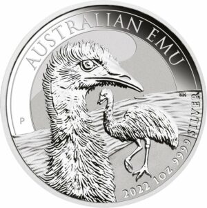 1 Unze Silber Australian Emu 2022 (Auflage: 30.000)