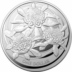 1 Unze Silber Wildflowers of Australia Waratah 2022 (Auflage:50.000)