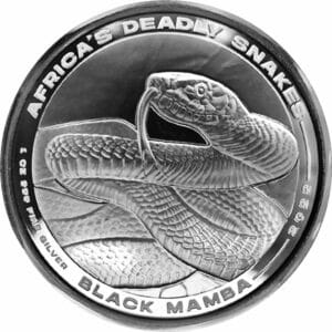 1 Unze Silber Black Mamba 2022 (Auflage: 10.000)