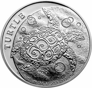 1 Unze Silber Hawksbill Schildkröte 2022