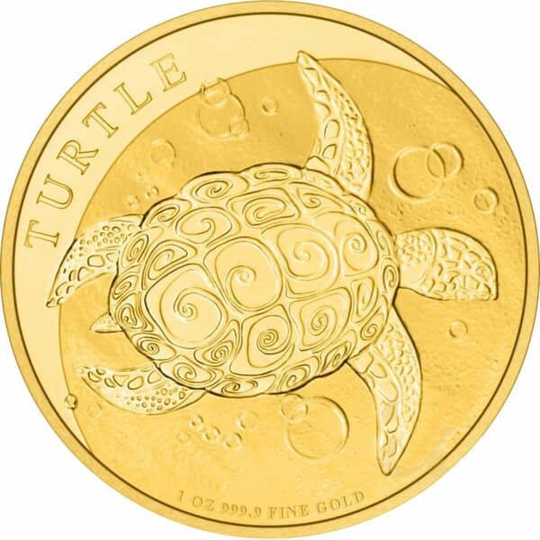 1 Unze Gold Niue Schildkröte 2023