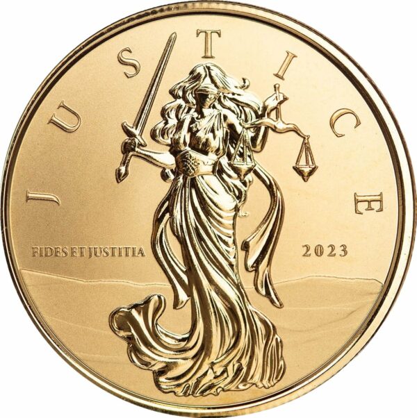 1 Unze Gold Lady Justice 2023 (Auflage: 2.000)