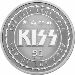 1 Unze Silber KISS 2023 50. Jubiläum (Auflage: 25.000)