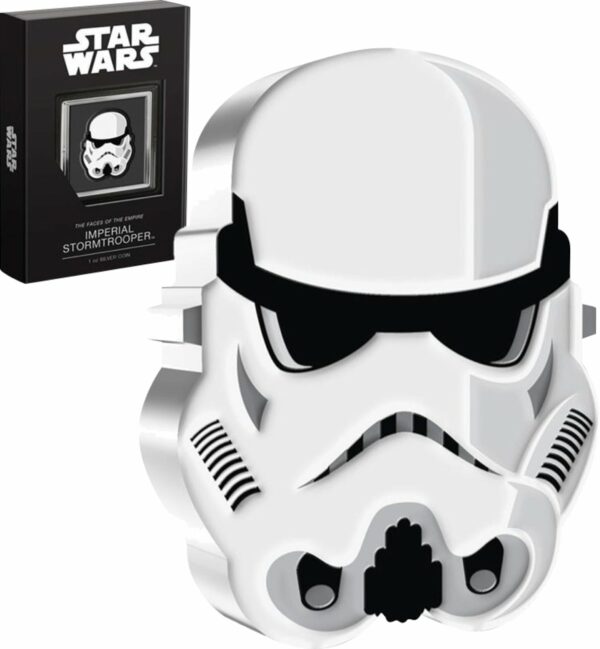 1 Unze Silber Imperialer Stormtrooper 2021 (Polierte Platte | High Relief)