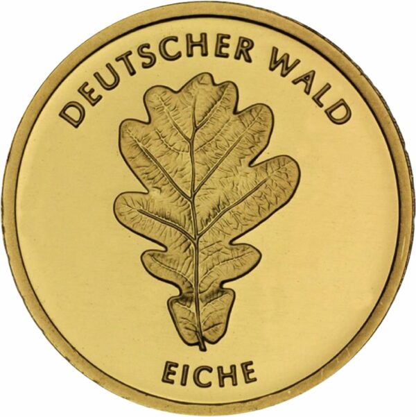 1/8 Unze Gold 20 Euro - Deutscher Wald (Eiche 2010)