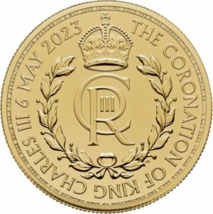 1 Unze Gold Charles III. königliches Monogramm Krönung 2023 (Auflage: 7.500)