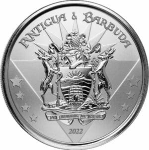 1 Unze Silber EC8 Antigua & Barbuda Coat of Arms 2022 (Auflage: 25.000)