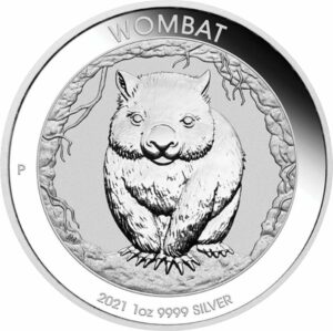 1 Unze Silber Australian Wombat 2021 (Auflage: 25.000)